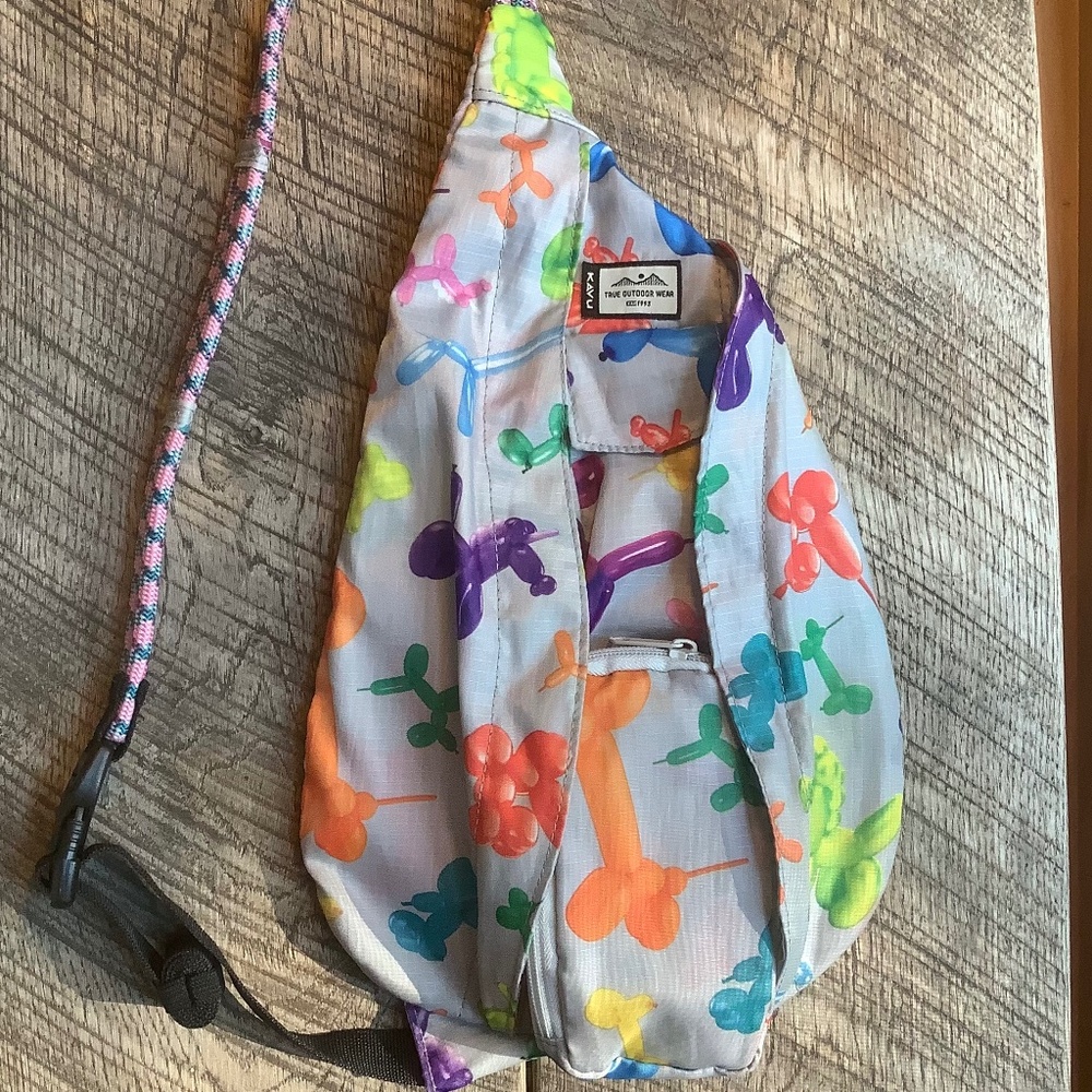 KAVU Balloon Zoo Mini Rope Sling Bag